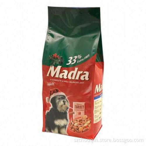 Foil Pet Bag, Side Gusset, Stand Up and Zip Lock, Tear Notch and Colorful printing Fast Lead Time